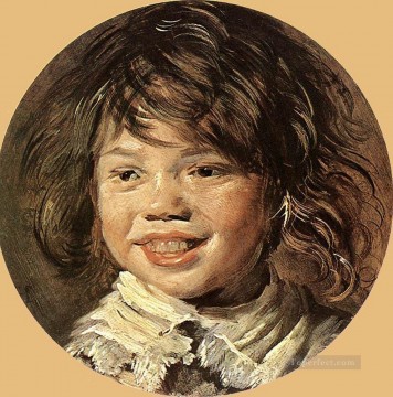 the laughing cavalier Painting - Laughing Child portrait Dutch Golden Age Frans Hals